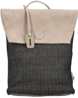Rieker Cityrucksack, Freizeitrucksack mit kontrastfarbigem Überschlag - Mehrfarbig