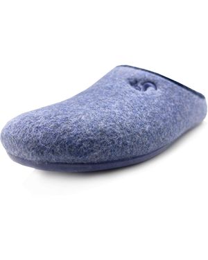 thies Hausschuh Organic - Blau