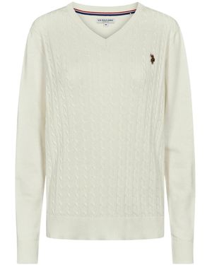 U.S. POLO ASSN. Pullover Uwbell - Weiß