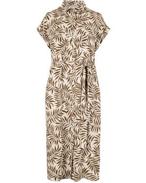 Apricot Blusenkleid - Mettallic