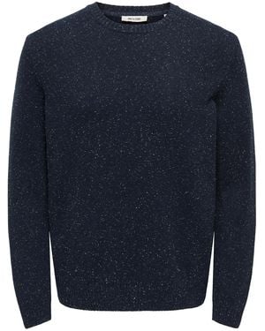Only & Sons Pullover Onsmichael - Blau