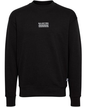 Solid Sweatshirt Rubio - Schwarz