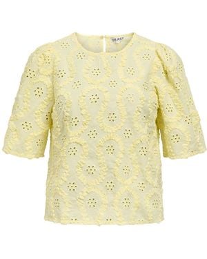 Object Bluse Objlaily - Gelb