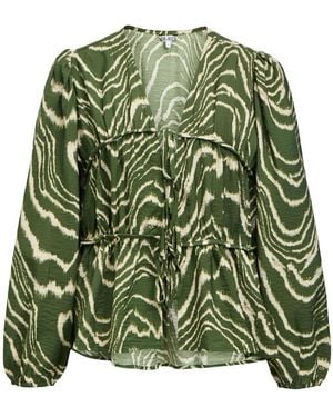 Object Bluse - Grün