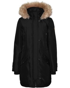 Vero Moda Funktionsparka - Schwarz