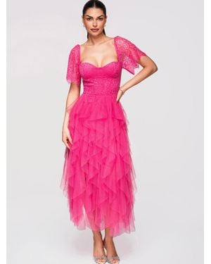 Ombre Abendkleid - Pink