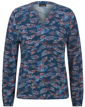 Goldner Shirt - Blau