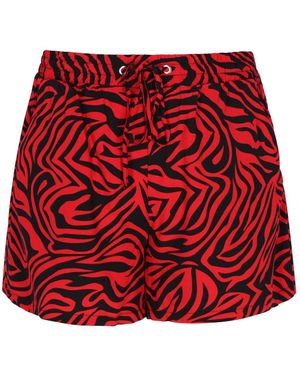 swirly Shorts Comfy - Rot