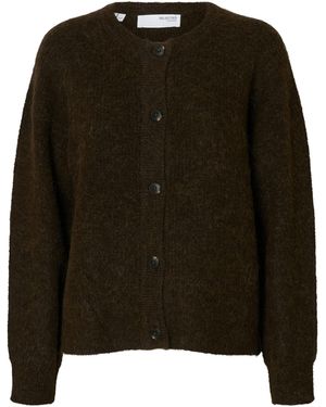 SELECTED Strickjacke Slflulu - Schwarz