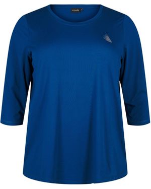 Active By Zizzi Shirt - Blau