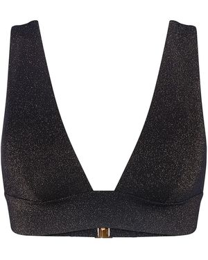 Triumph Plunge Bikinitop Label Summer Sunset - Schwarz