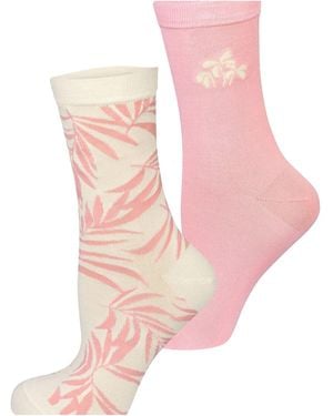 Nur die Basicsocken Bambus Fancy - Pink