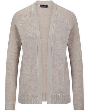 Goldner Strickjacke - Grau