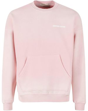 Another Cotton Lab Sweatshirt 'Offline Scribble' - Pink