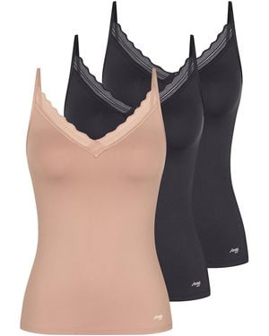 Sloggi Unterhemd Go Blush - Schwarz