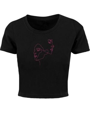 Mister Tee T-Shirt Ladies One Line - Schwarz