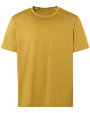 Vaude T-Shirt Logo Ii - Gelb
