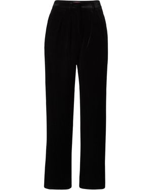 MissPap Bundfaltenhose - Schwarz