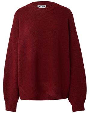 Weekday Pullover Funda - Rot