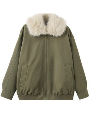 Mango Jacke Alaska - Grün