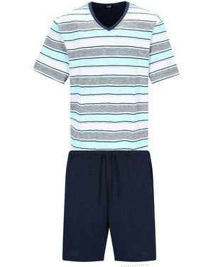 Hajo Pyjama - Blau