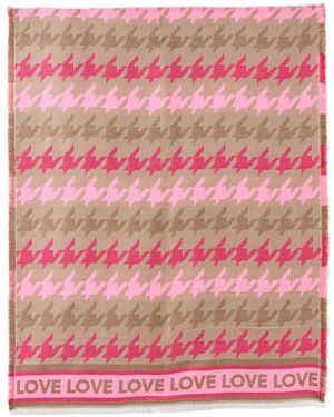 Zwillingsherz Schal Love - Pink