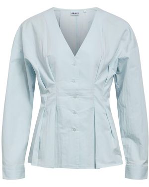 Object Bluse Objkellie - Blau