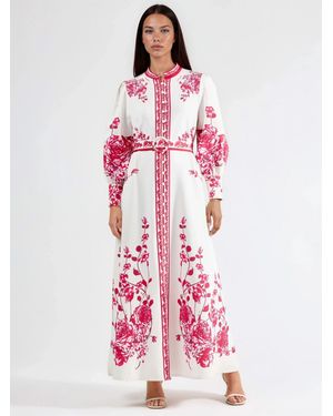 Msn-Collection Maxi Kleid - Rot