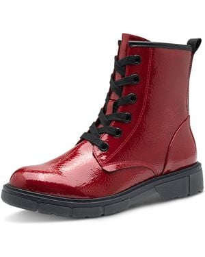Marco Tozzi Schnürstiefelette - Rot