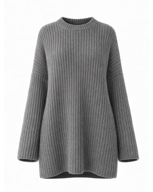 Worldclassca Oversizepullover Dicker - Grau