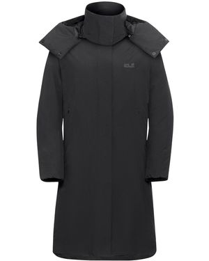 Jack Wolfskin Outdoormantel - Schwarz