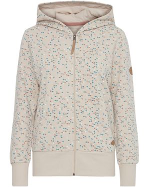 Oxmo Sweatjacke Beatrice - Weiß