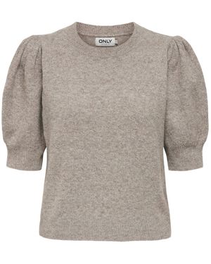 ONLY Pullover 'Onlrica' - Grau