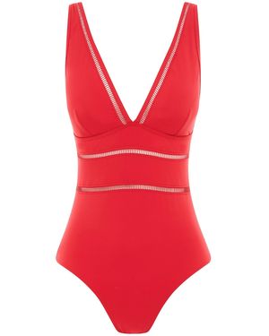 Sea Level Badeanzug Essentials Edit - Rot