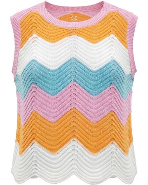 IZIA Strickweste - Orange