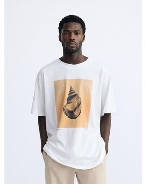Thinking Mu Shirt Sea Eric Oversize - Weiß