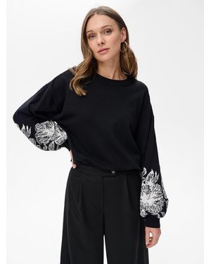 Blue Shadow Pullover - Schwarz