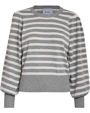 Minus Pullover Liv - Grau
