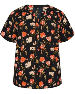 Zizzi Bluse Caanni - Schwarz