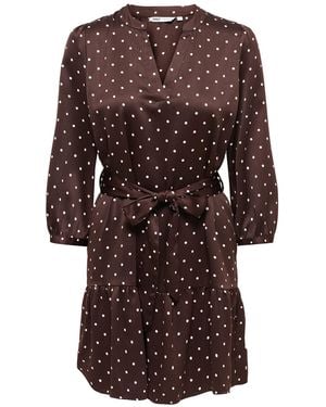 ONLY Kleid Onlalena - Braun