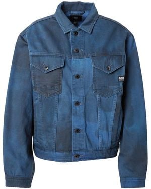 G-Star Jeansjacke (1-St) - Blau