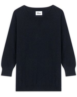 J Cashmere Pullover Rebecca - Blau