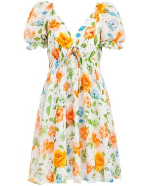 Haris Cotton Kleid - Mettallic