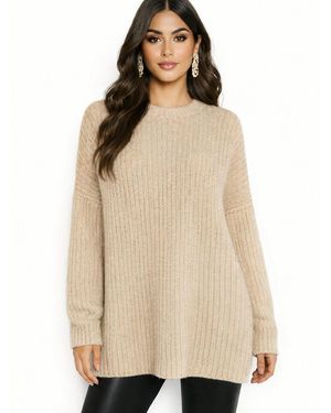 Worldclassca Oversizepullover Dicker - Natur