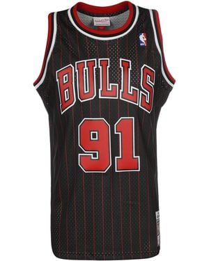 Mitchell & Ness Top Nba Chicago Bulls Swingman Dennis Rodman - Schwarz