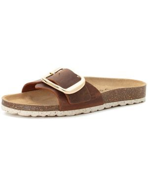 Camel Active Sandalen Mit Metallschnalle - Weiß
