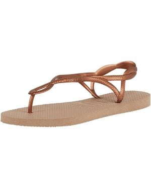 Havaianas Zehentrenner Luna - Braun