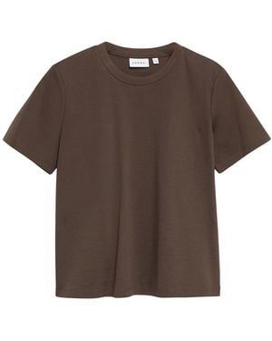 Comma, T-Shirt - Braun