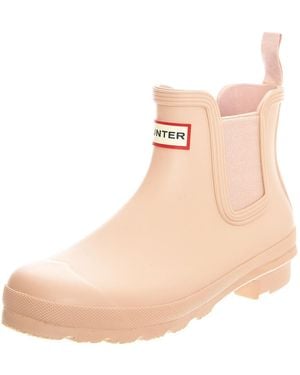 HUNTER Stiefel Original Chelsea Boot Faded Rose - Natur