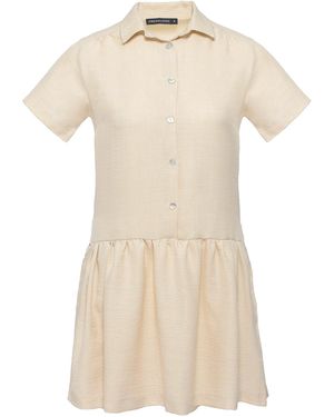 FRESHLIONS Blusenkleid Corin - Natur